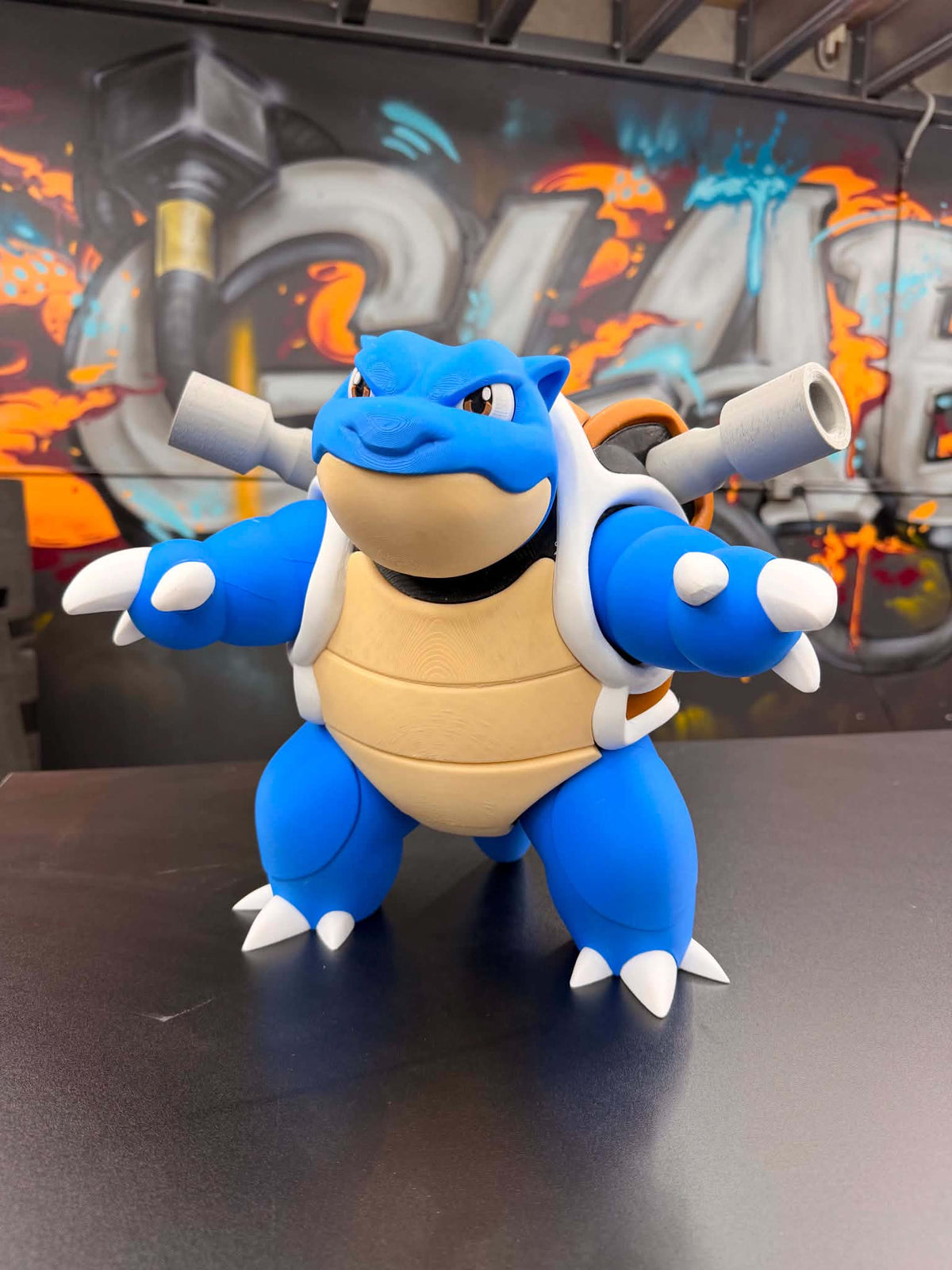 3D printed Blastoise display model