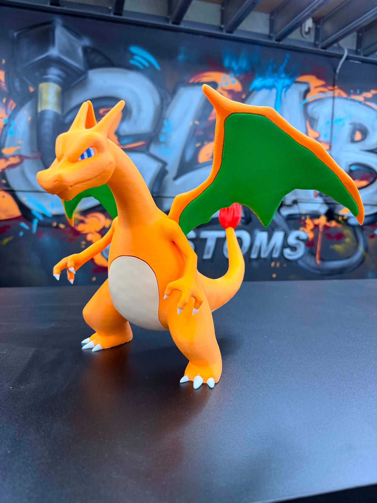 3D printed Charizard display model