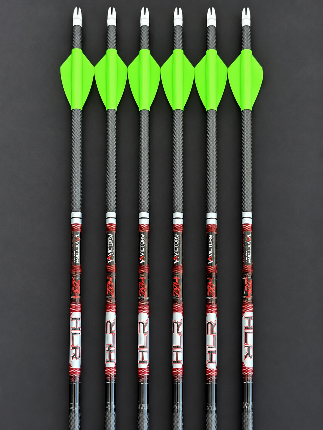 Grizzly Outdoors 204 3 fletch vane colour: fluorescent green