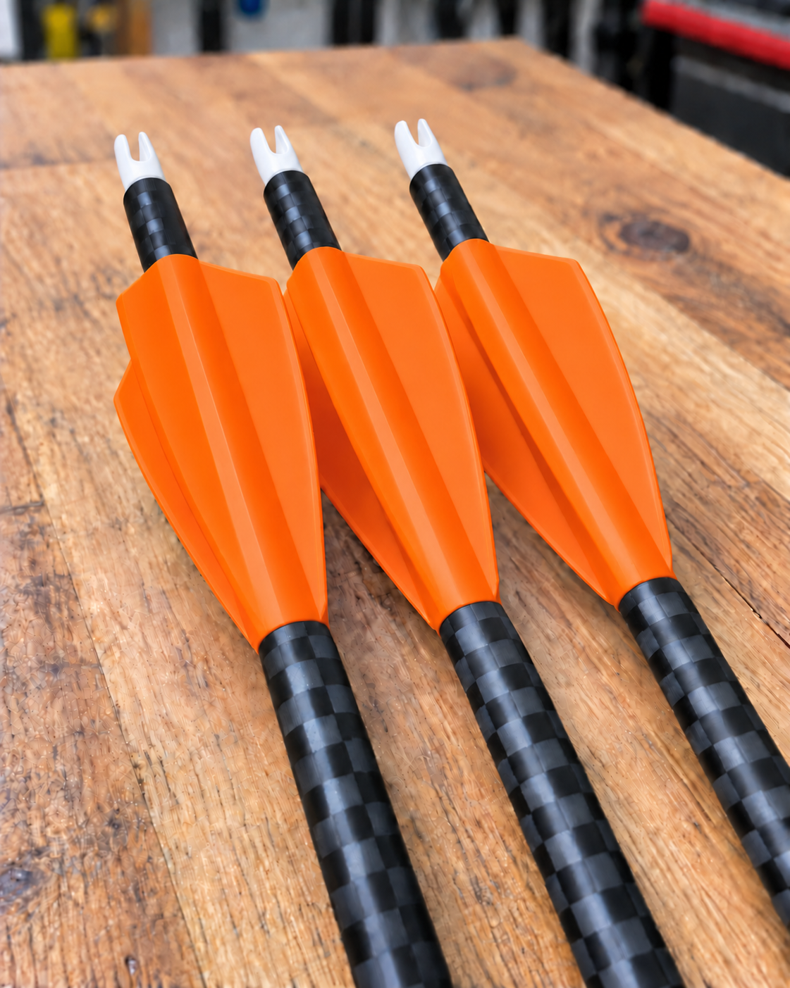 Grizzly Outdoors 23-series 4 fletch vane colour: orange