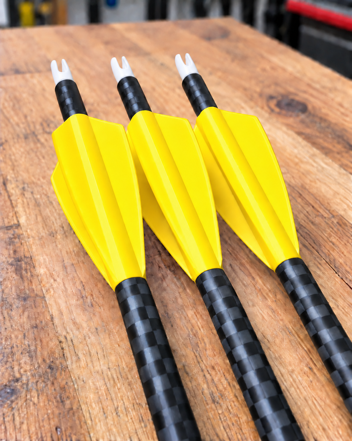 Grizzly Outdoors 23-series 4 fletch vane colour: yellow