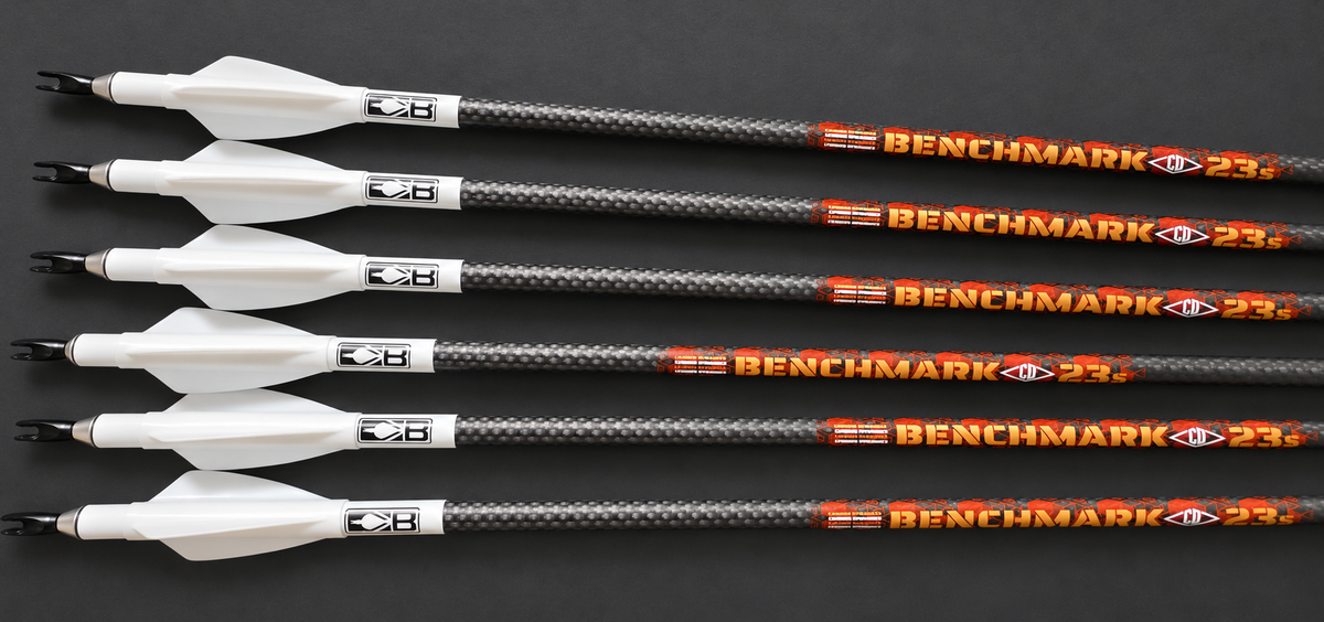Grizzly Outdoors 23 Series 3 Fletch Low Profile white vanes with original wraps